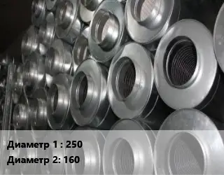 Шумоглушитель круглый 250х160 L=900